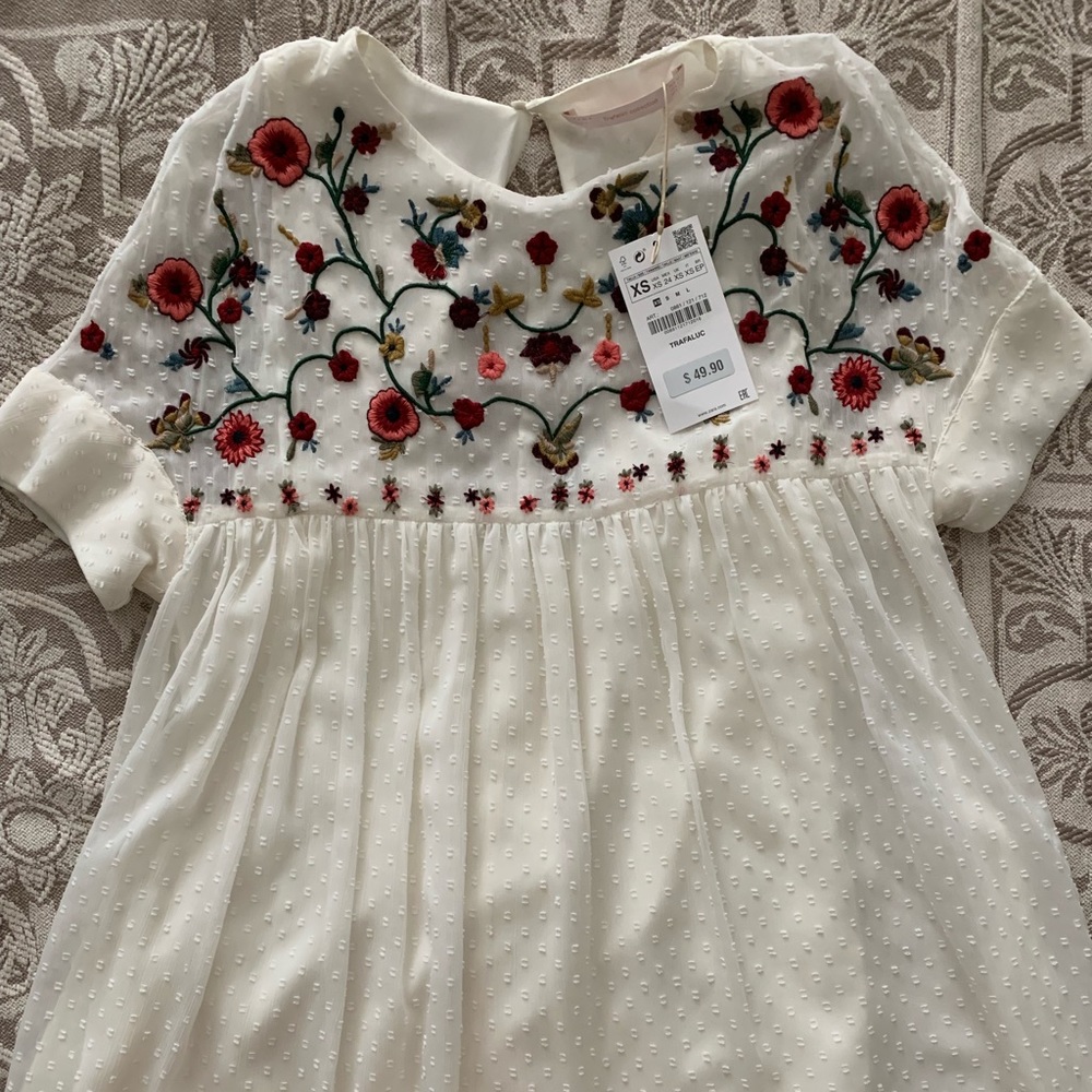 Zara Embroidered Romper